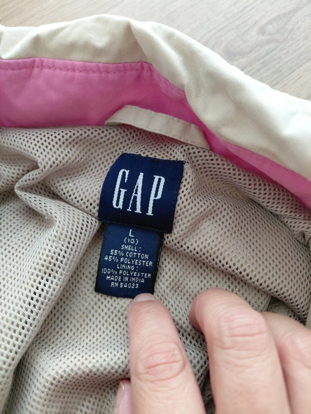 GAP size large